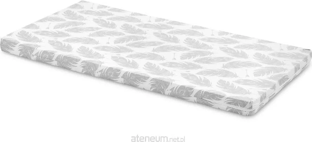 Matelas lit bébé 60x120 cm gris plumes pour un sommeil réparateur