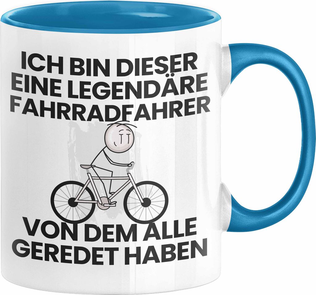 Fahrradfahrer Geschenk Tasse Lustige Geschenkidee Geburtstag für Fahrradfahrer Ich Bin Dieser Legendäre Fahrradfahrer Von Dem Alle Geredet Haben ...