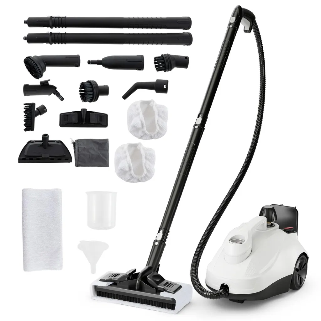 Pulitore a Vapore COSTWAY 2000W Bianco | Casa Sana e Senza Batteri