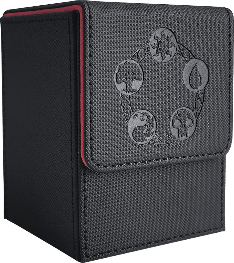 Kartenaufbewahrungsbox, großes Fassungsvermögen, weiches Futter, starker Magnet, Mehrzweck-Kartendeck-Etui, Spielkartenschutz