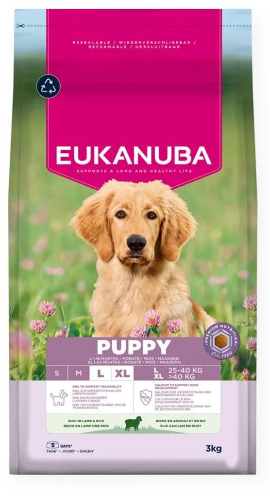 EUKANUBA Puppy Large bogata na jagnięcinę 12kg Zdjęcie produktu 