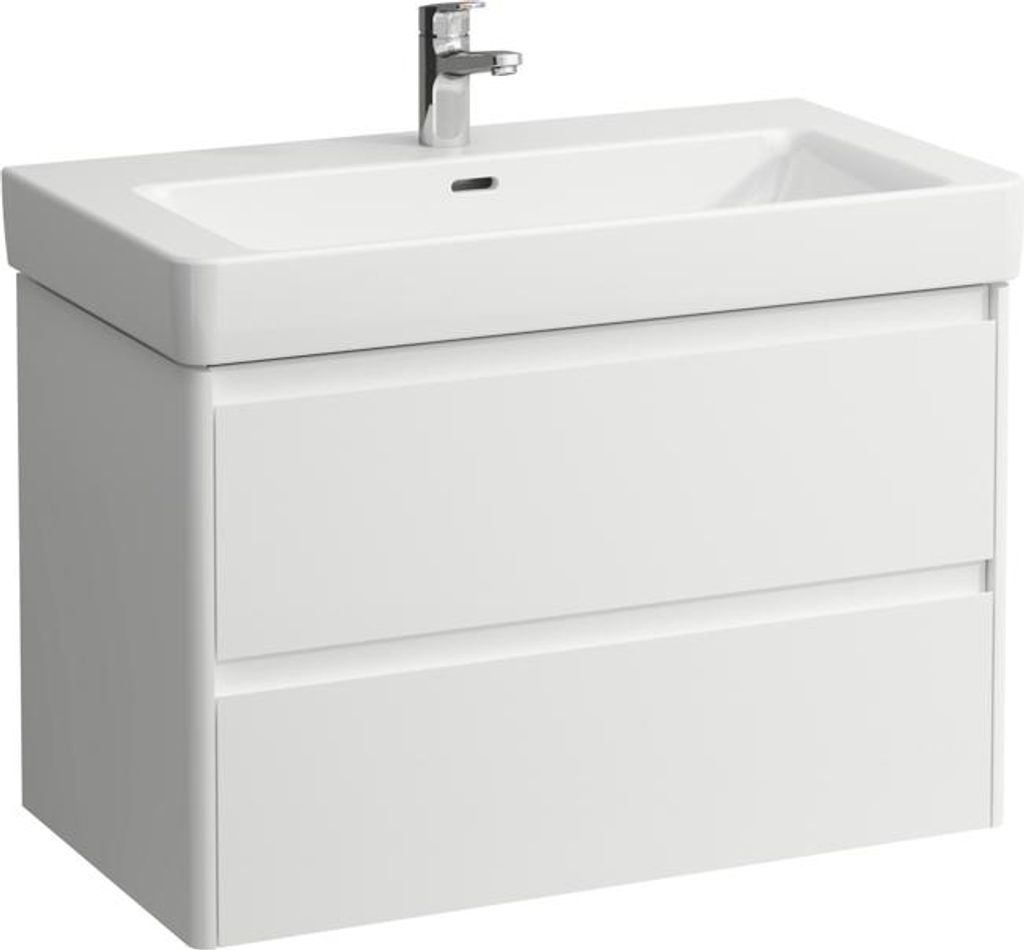 LAUFEN BASE 2.0 Waschtischunterbau, 2 Schubladen, SoftClose, inklusive Ordnungssystem, zu H813965, 821x446x515mm, H4113021089991
