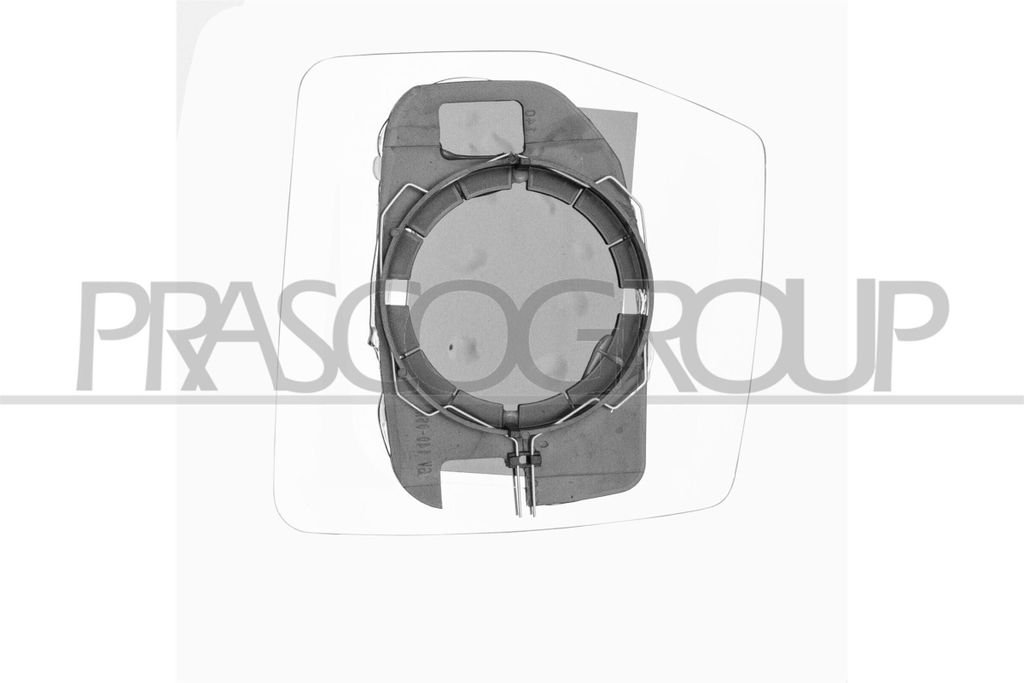 PRASCO Spiegelglas Außenspiegel Rechts für FIAT Scudo Kastenwagen (220) Beheizbar Konvex FT9217523