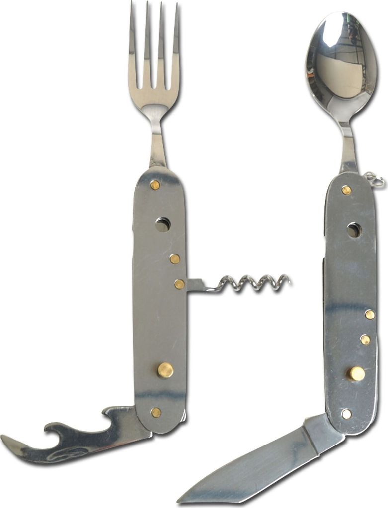 Taschenmesserbesteck Edelstahl Produktbild 