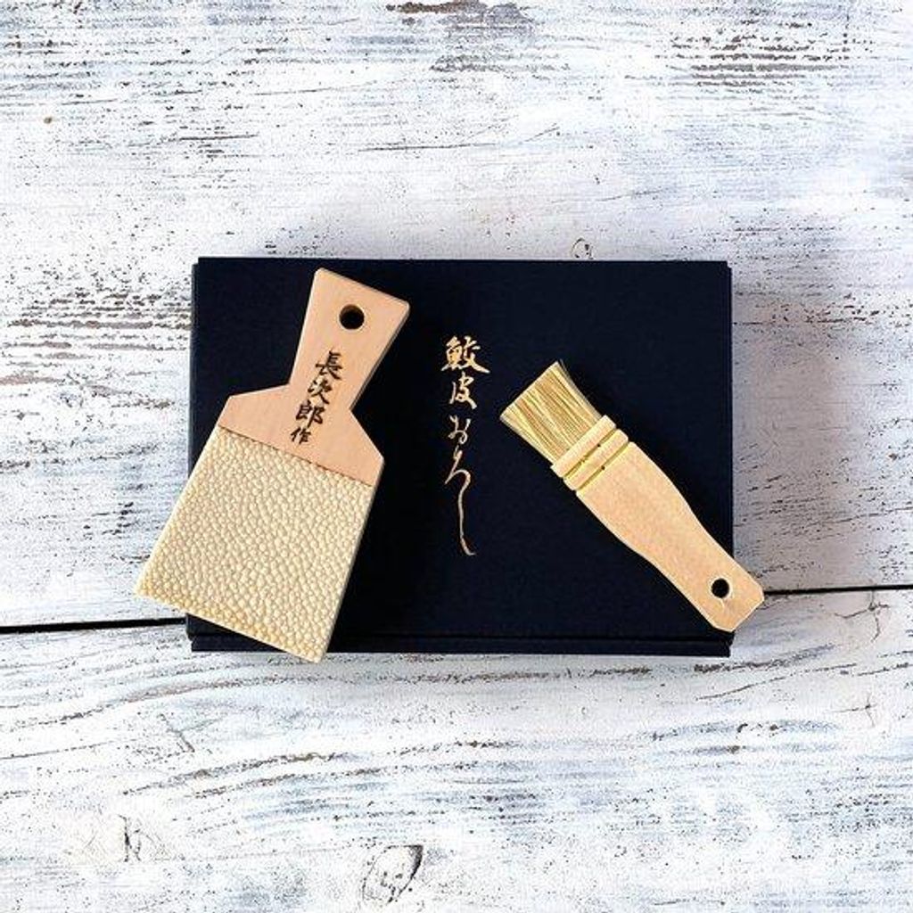 Set de râpes à wasabi et gingembre japonais dans un coffret Image du produit 