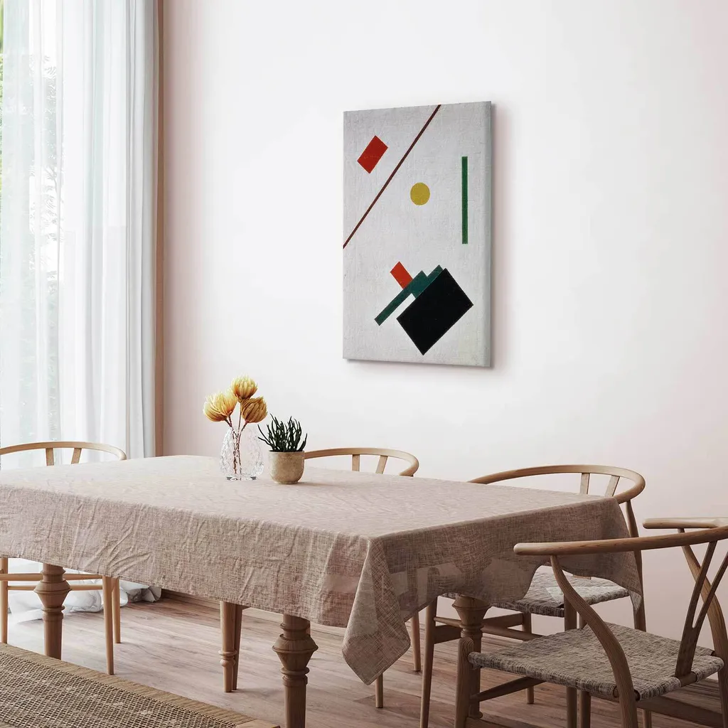 Quadro Kazimir Malevich 80x120 cm - Arte Astratta Moderna su Tela XXL - 5