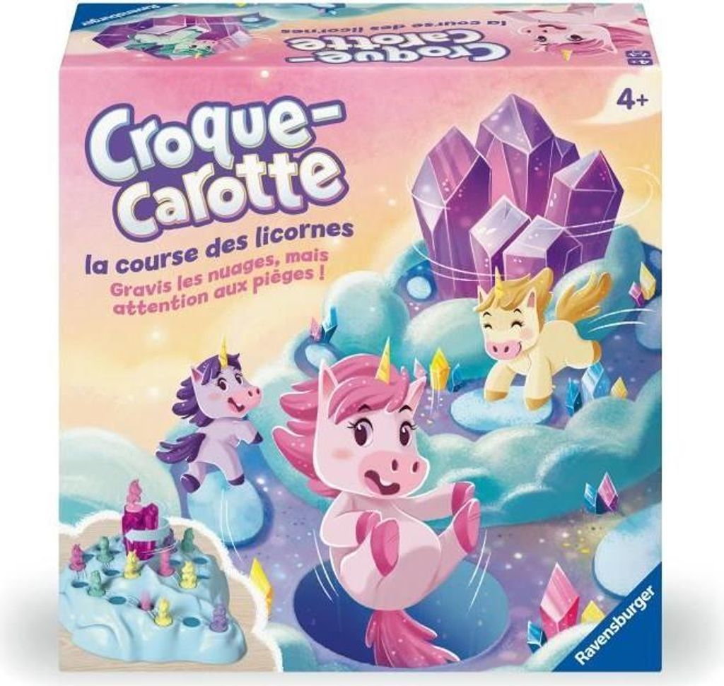 Croque Carotte Licorne, Jeu de Société, Jeu de Parcours Image du produit 
