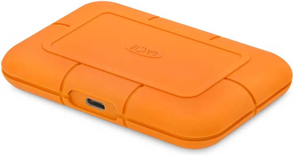 SSD externe LaCie Rugged 500 Go STHR500800 USB-C portable et sécurisé