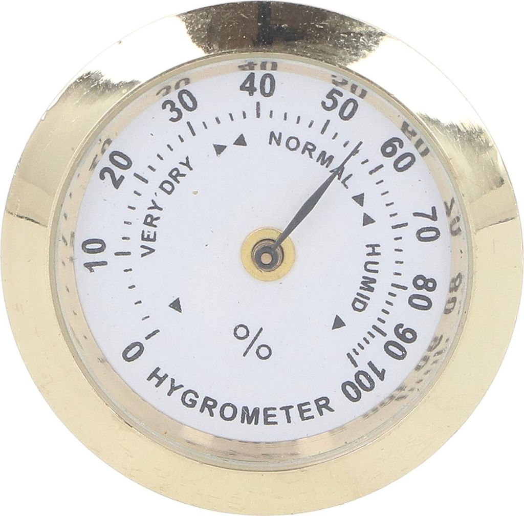 Violinen-Hygrometer, Rundes Violinen-Feuchtigkeitsmessger?t, Minimalistischer Violinen-Feuchtigkeitsmesser, Mini-Geigenkasten-Hygrometer aus Legier...