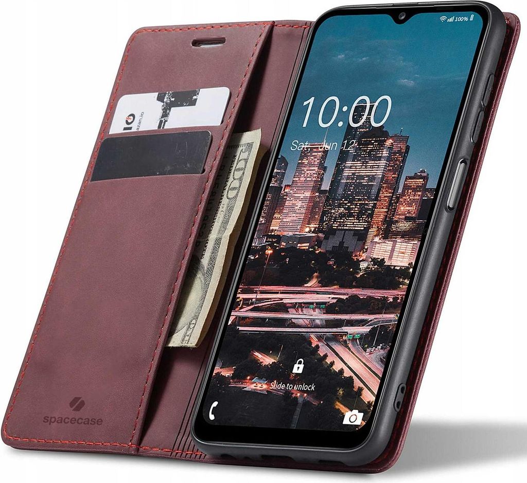 Spacecase Geldbörse Galaxy A14 5G rot