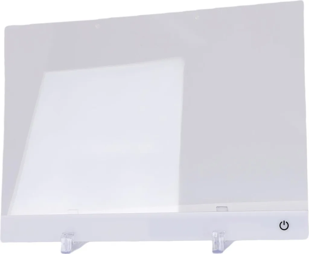 Tableau à Écrire LED Multicolore en Acrylique avec Support de Bureau Fix - 3