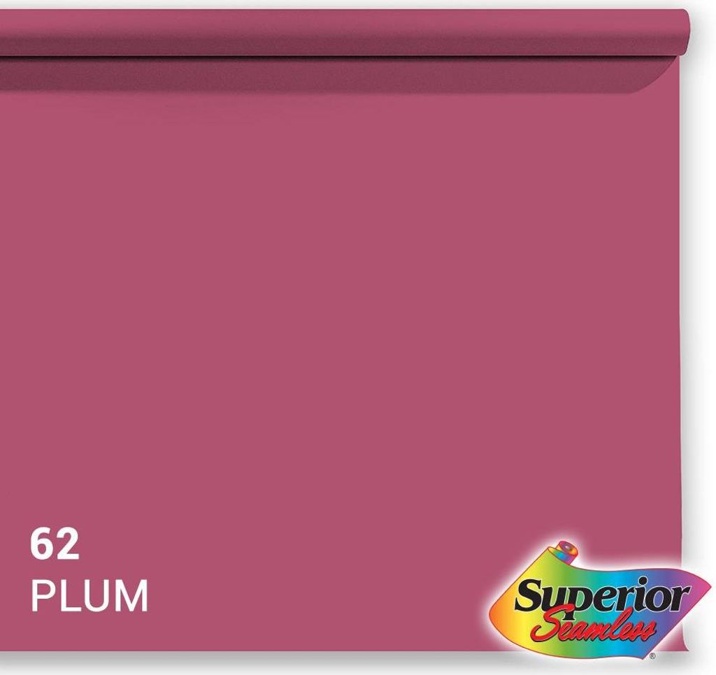 Vorgesetzter Hintergrundpapier 62 Plum 1,35 x 11 m