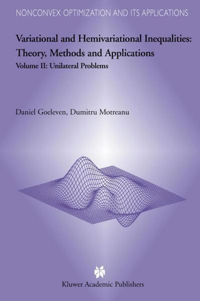 Variations- und Hemivariationsungleichungen - Theorie, Methoden und Anwendungen
