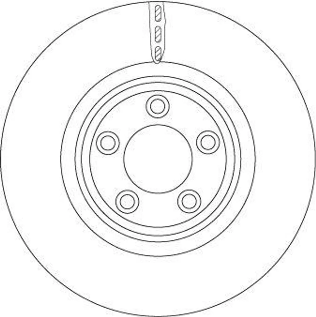 Disque de frein TRW haute teneur en carbone compatible OE C2C25336