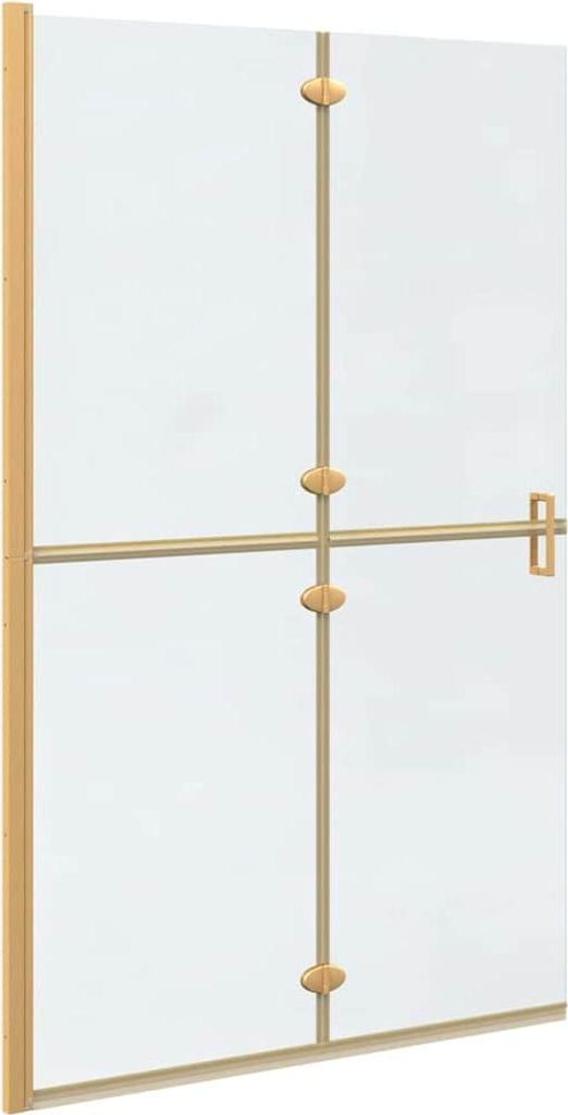 Walk-In Duschwand Gold 120 x 6,5 x 190 cm