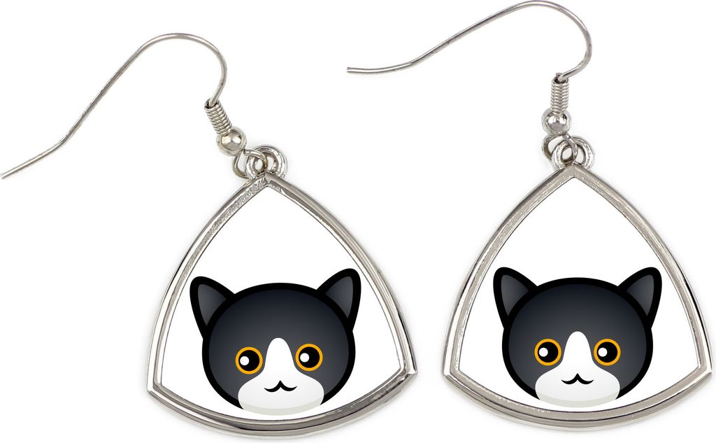 Manx - elegante Metall-Ohrringe als Geschenk der Marke Art-Dog