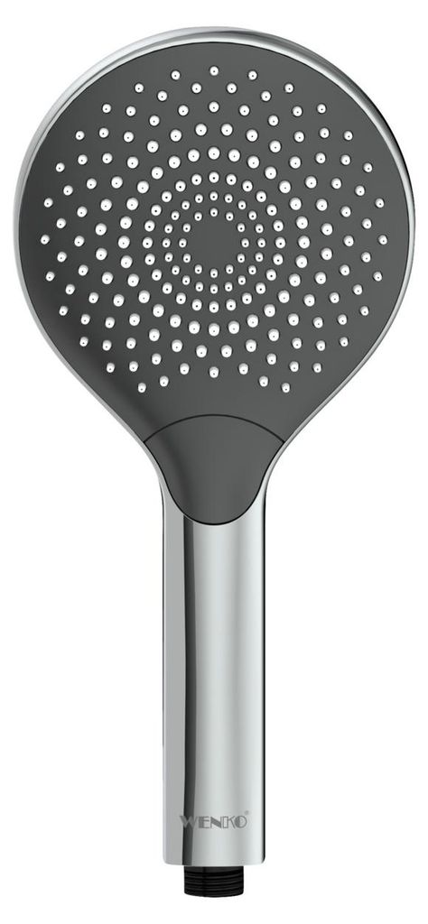 WENKO Dusch Kopf Chrom Ø12cm Water Saving Dusche Brause Produktbild 