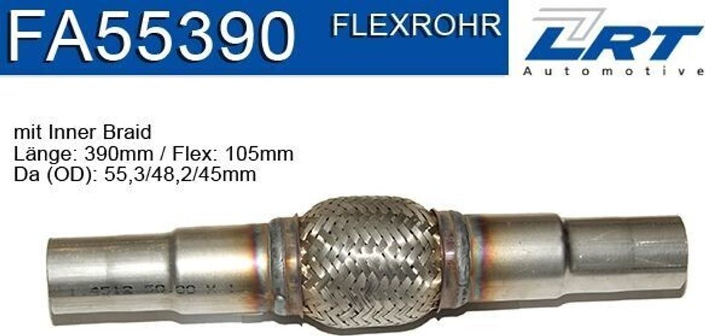 LRT FA55390 Flexrohr Abgasanlage Auspuffrohr