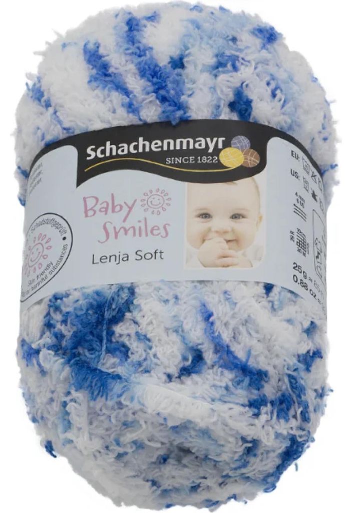 Przędza LENJA SOFT - 25 g / 85 m - Niebieska Zdjęcie produktu 
