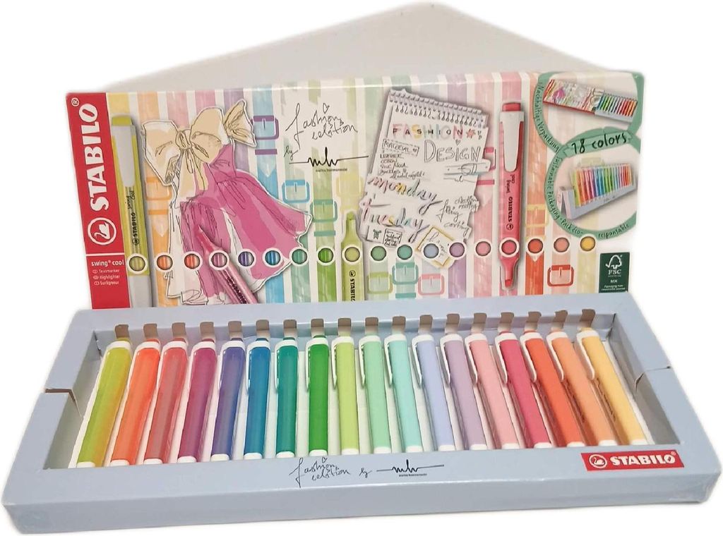 STABILO Textmarker swing cool® 18er Satz Obrázok produktu 