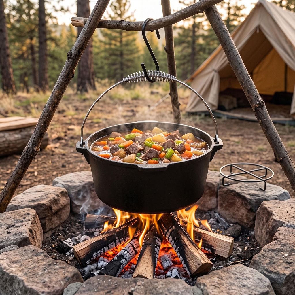 Dutch Oven 4.5L Gusseisen Feuertopf Gusstopf Schmortopf Produktbild 