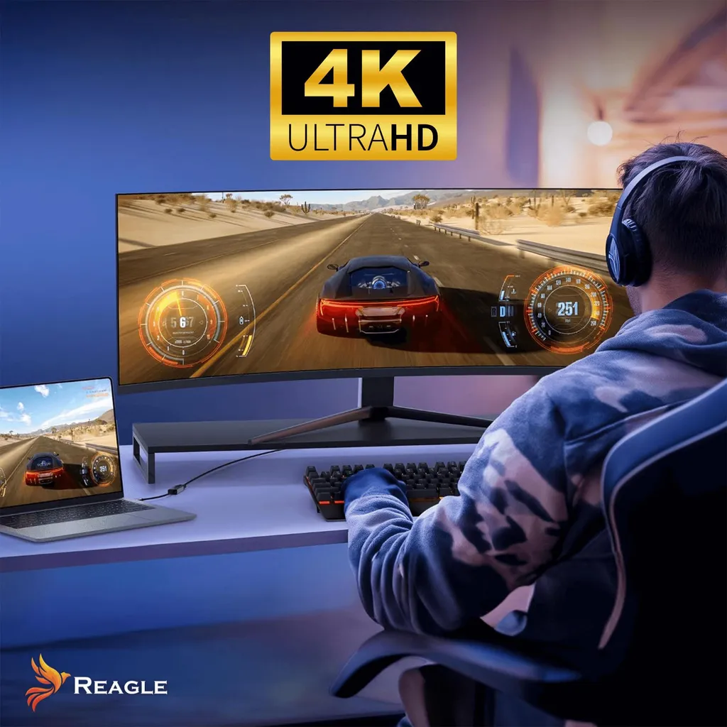 Adattatore USB-C a DisplayPort 4K 60Hz per MacBook e Samsung DeX - 4