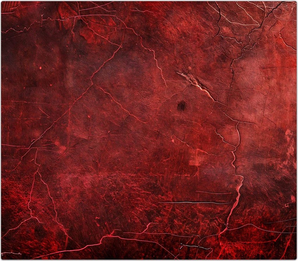 Spritzschutz Herdabdeckplatte Schneidebrett aus Glas Rote Struktur 1-Teilig (60x52cm)