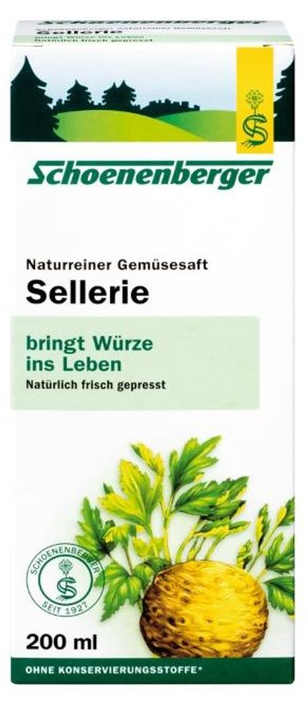 Schoenenberger Naturreiner Sok warzywny Seler, roztwór 200 Zdjęcie produktu 
