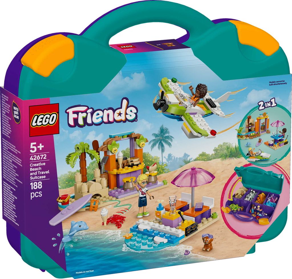 Kreatívny plážový kufor LEGO Friends 42672 Obrázok produktu 
