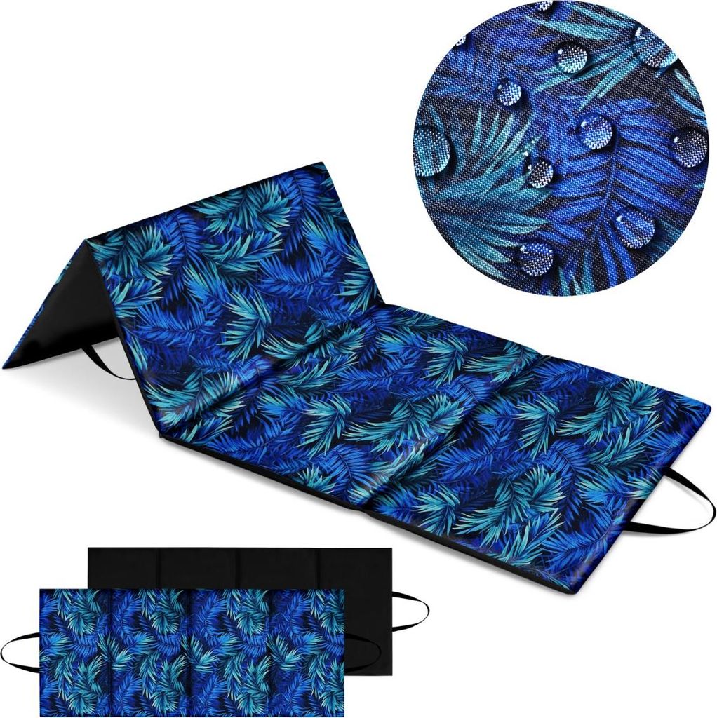 DOMAREX Faltbare XXL Strandmatte 180x75x3cm gepolstert - Produktbild 
