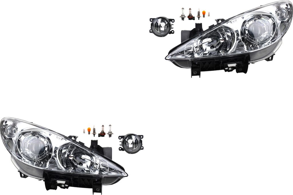 Johns, Scheinwerfer Osram Night Breaker Laser Satz passend für Peugeot 307 Nebel. 8200074008 6202E1 00006202E1 6710027 0000620639 620639 0000620662 6