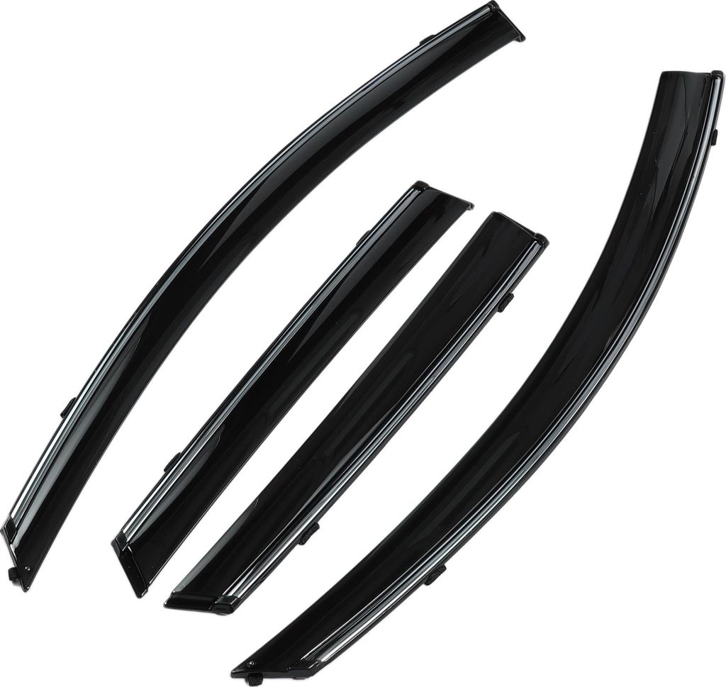 Seitenfensterabweiser Auto Seitenfenster Windabweiser für Mazda 3 Schrägheck 2010-2013 Schwarz Regenschutz Sonnenblenden Windabweiser Fenster Ven...