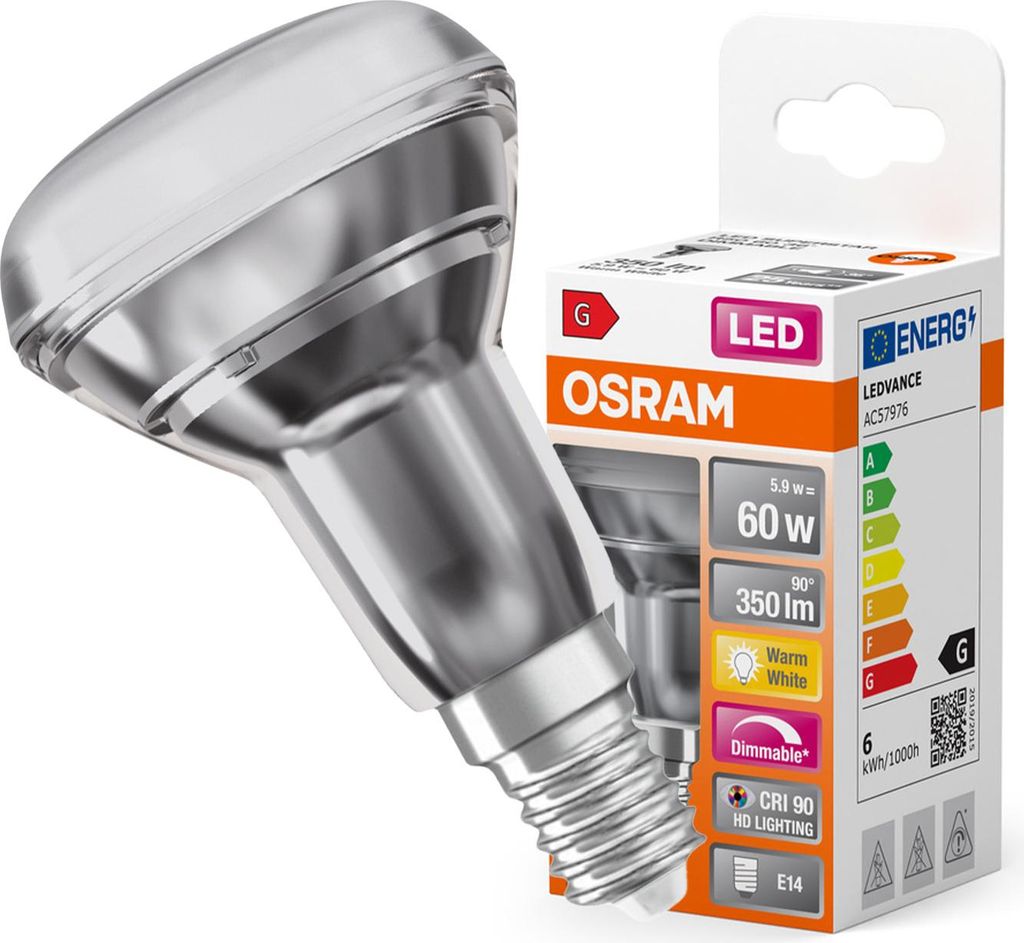 Reflektorová žiarovka OSRAM LED 5,9 W E14 345LM Obrázok produktu 