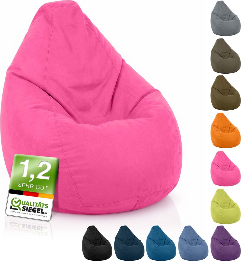Green Bean® Sitzsack mit Rückenlehne "Drop" 60x60x90cm - Produktbild 