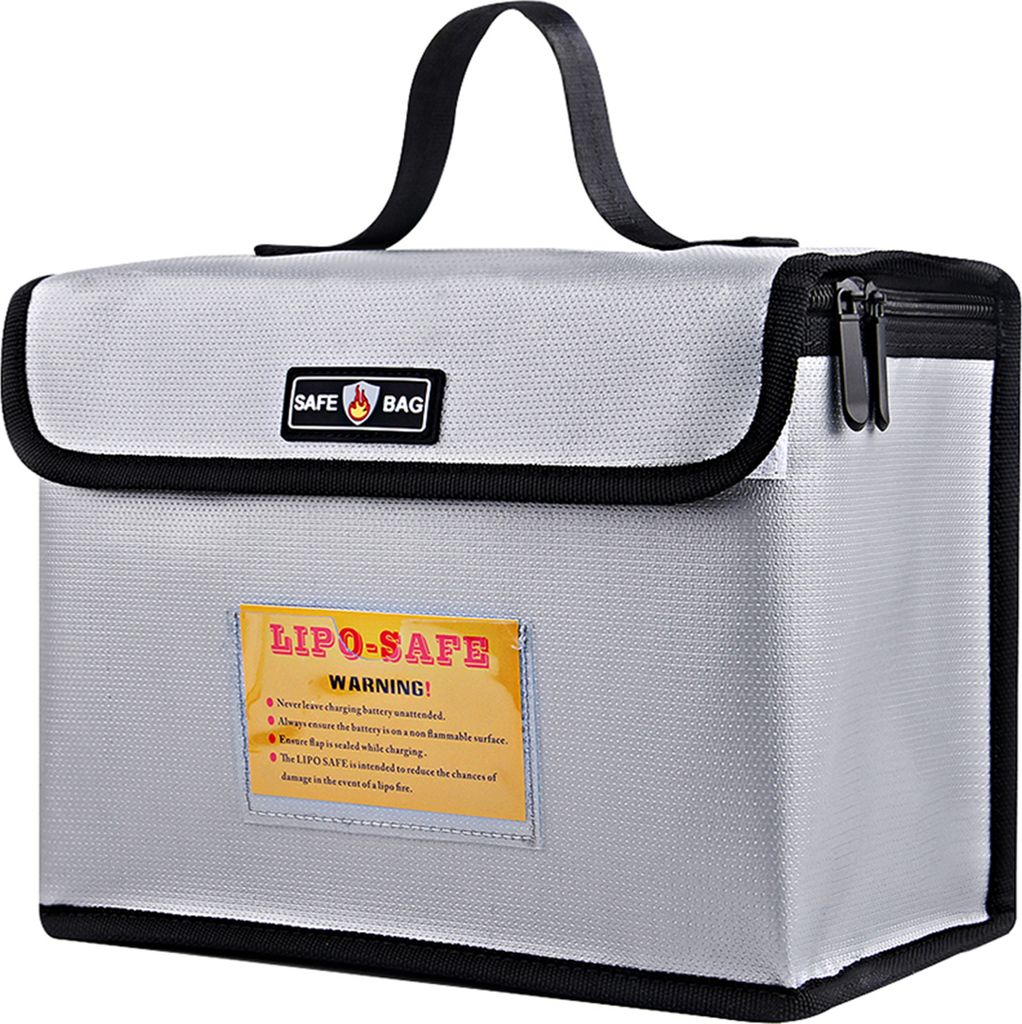 Feuerfeste Lipo-Batterie Schutztasche, tragbar, 260 x 130 x 190 mm