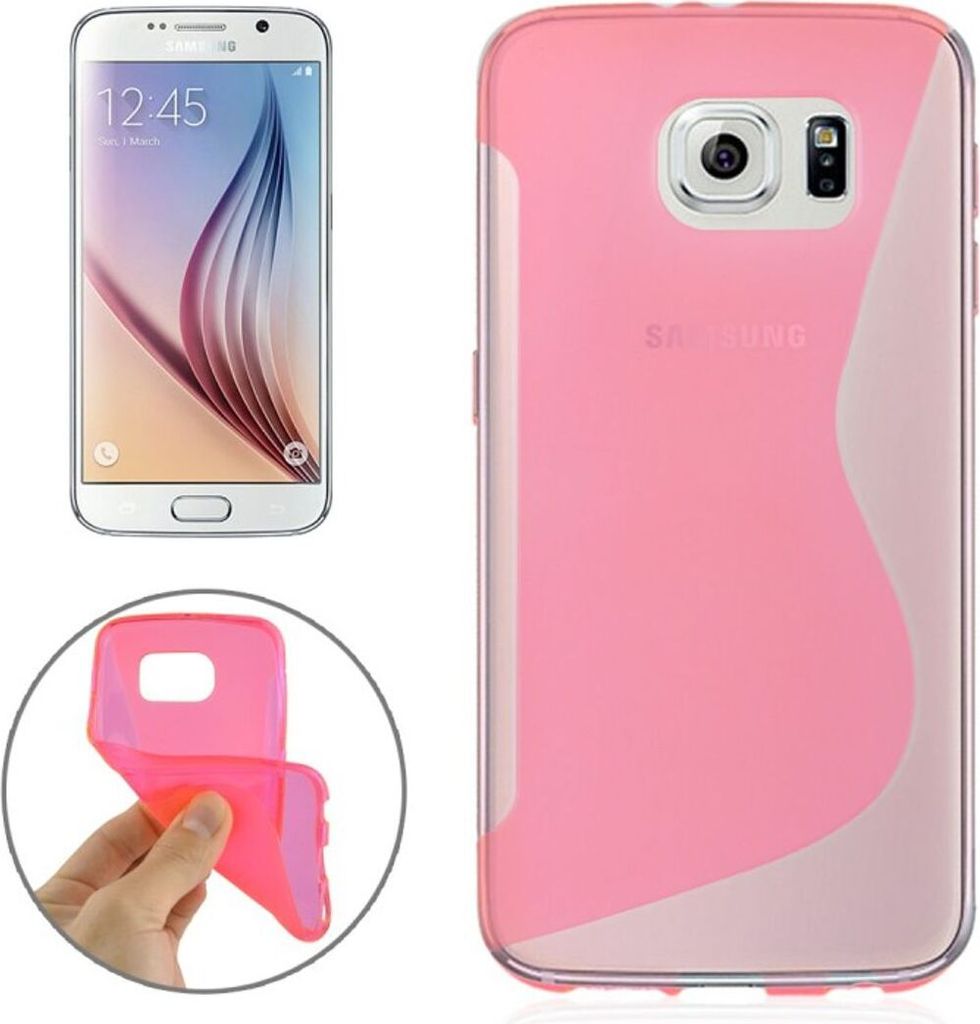 Handyhülle TPU-Schutzhülle für Samsung Galaxy S6 SM-G920F Pink