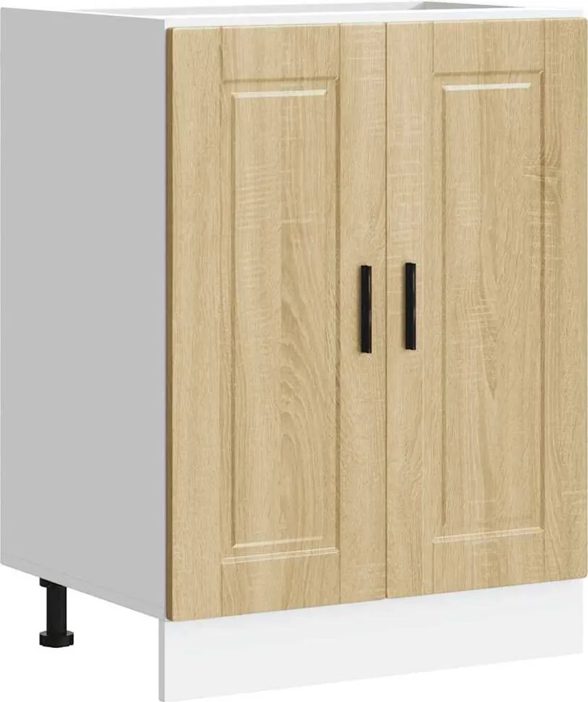 Mobile Base Cucina SYFAX™ Rovere Sonoma - 60cm Legno Multistrato