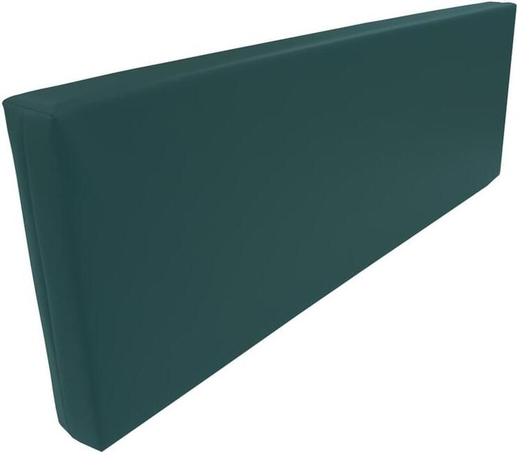 Rueckenlehne - Rueckenkissen für Palettenkissen (120x43x10cm (Amazonas) MATRATZEN KISSEN Mit Kunstleder flammhemmend MVSS 302 - UV stabilisiert - ...