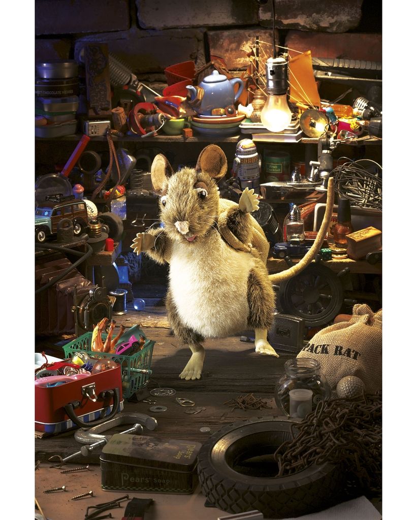 Folkmanis Handpuppe Ratte, sammelt gern 2847 Produktbild 