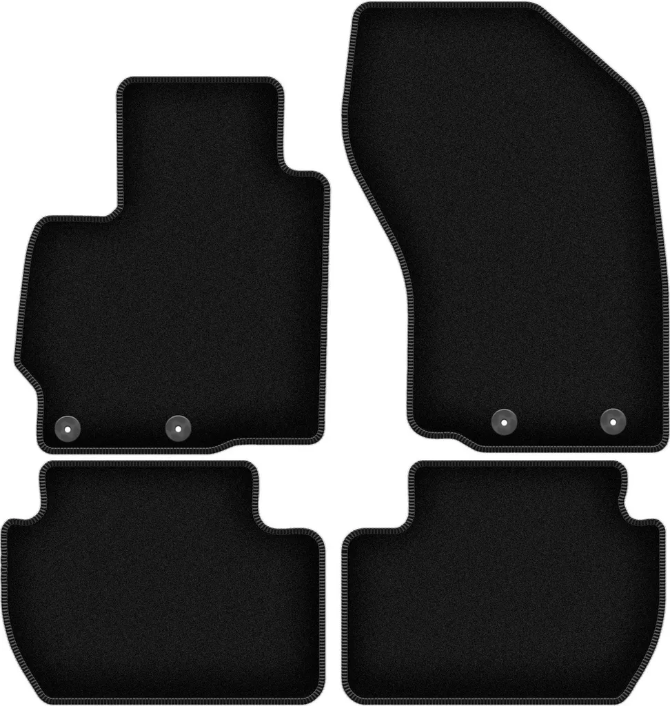 Tappetini Auto In Gomma TEXER Per Citroen C-Crosser (2007-2012) – Set 4 Pezzi, Antiscivolo E Inodore