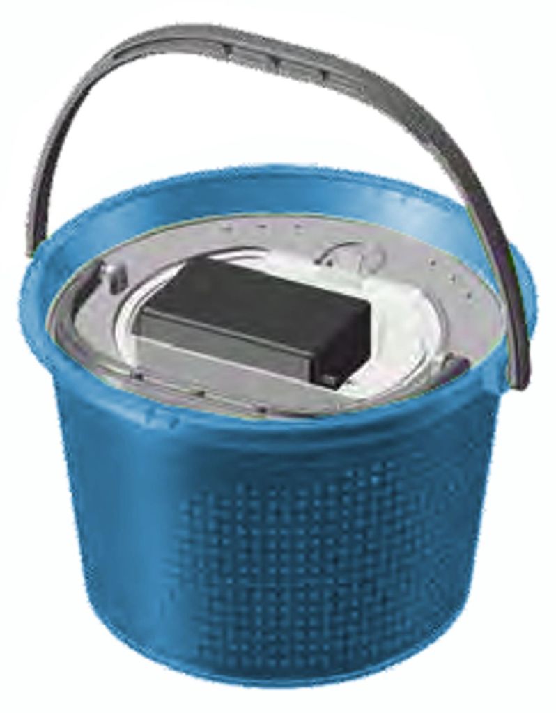 KöderfischEimer 13 ltr/m.Pumpe
