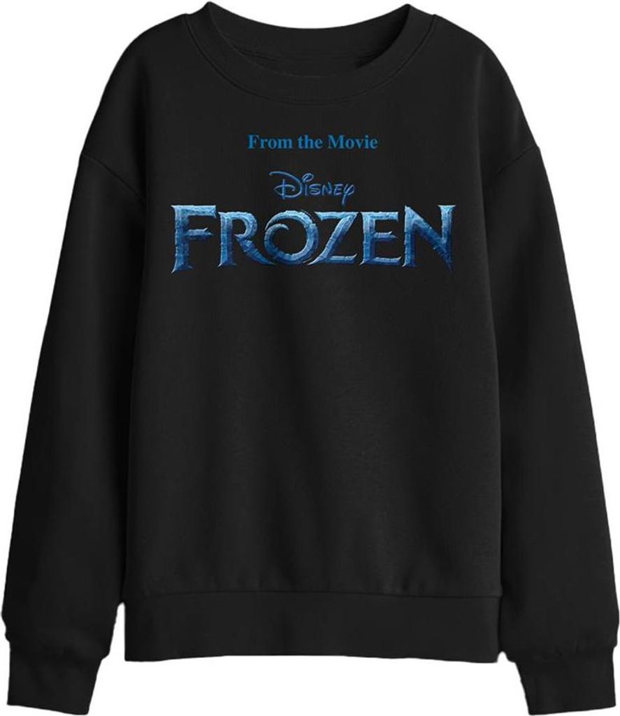 Frozen - Sweatshirt für Kinder TV29396 (116) (Schwarz)