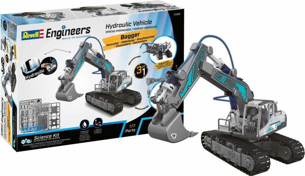 Revell Hydraulic Excavator 3in1 1:24 Produktbild 