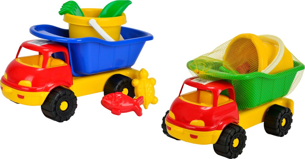Lkw Kipper ca. 35cm Gefüllt mit Eimergarnitur Produktbild 