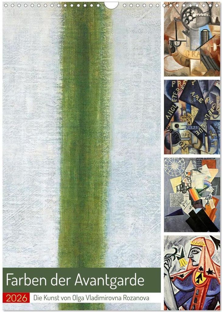 Farben der Avantgarde (Wandkalender 2026 DIN A3 hoch), CALVENDO Monatskalender