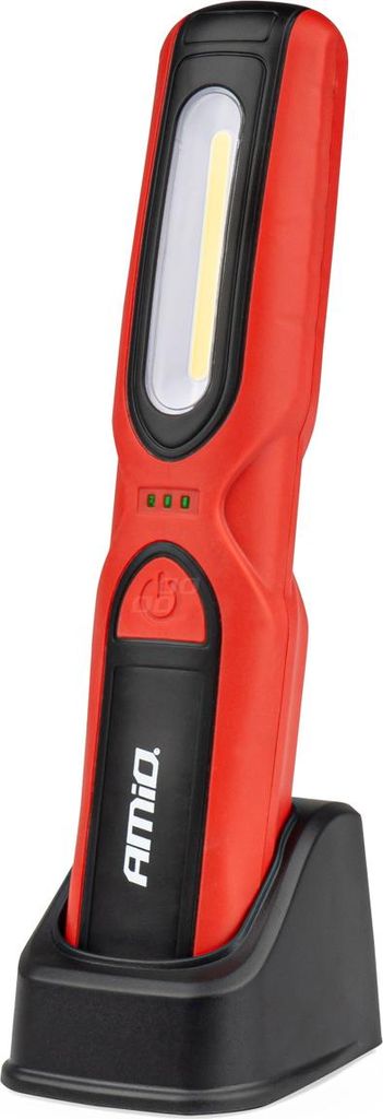 LED Inspektionslampe AMIO-02919 mit Dockstation, magnetisch, USB aufladbar