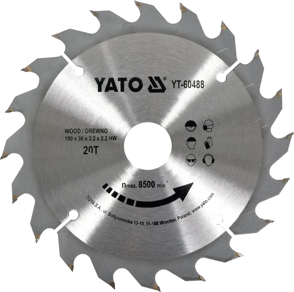 Disque de coupe carbure 350x30 mm 84 dents pour scie à onglet et table