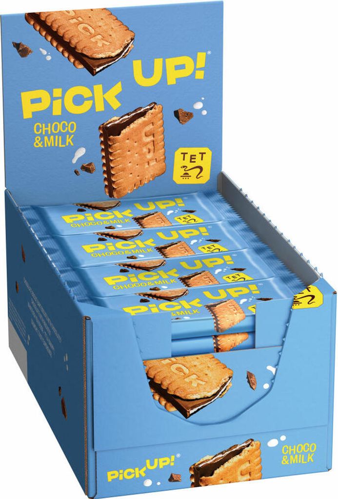 Batonik LEIBNIZ "PiCK UP! Choco & Milk", display Zdjęcie produktu 