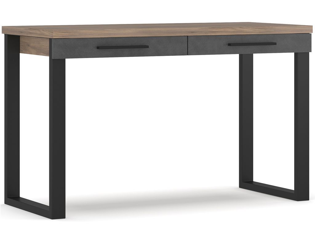nabbi Schreibtisch mit Schubladen Ovida 120 2DRWS – Craft Tobacco / Matera