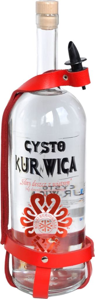 Wodka Cysto Kurnwica 1750 ml w uprzê¿y z nalewakiem | Vodka |1750 ml | 40% Alkohol | Wódki Regionalne | Geschenkidee | 18+